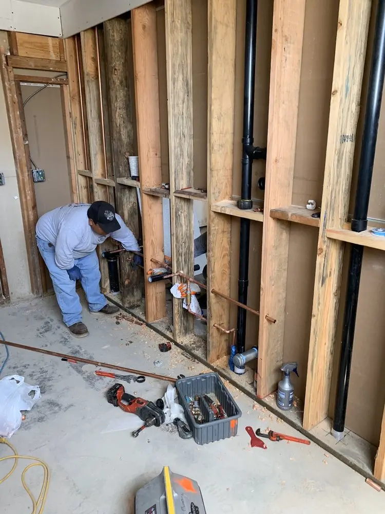 Commercial rough-in plumbing for Water Heater Replacement in Carpenters Corners